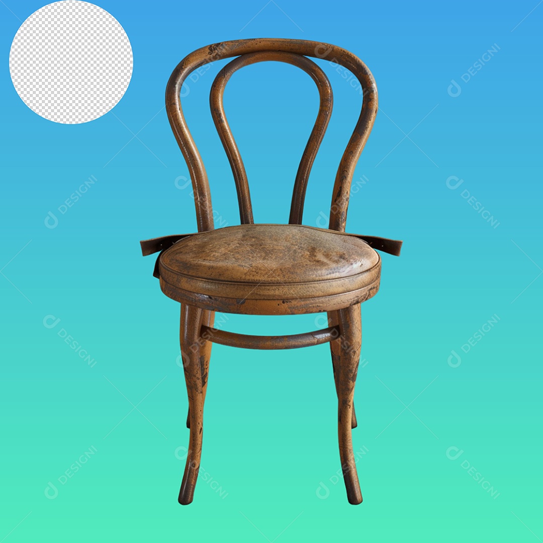 Elemento 3D Cadeira Para Composição PSD
