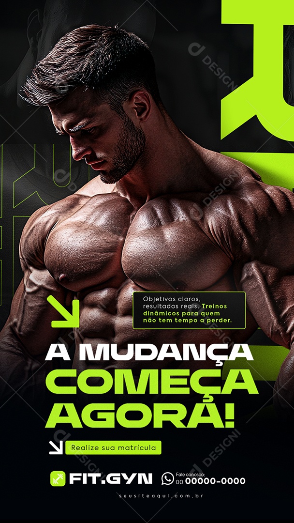 Story Academia A Mudança Começa Agora Social Media PSD Editável