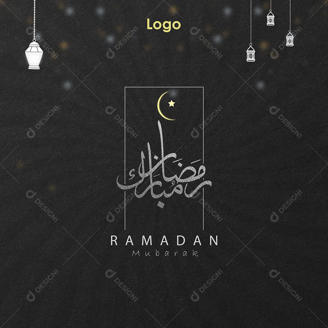 Social Media Ramadan Kareem Mubarak PSD Editável