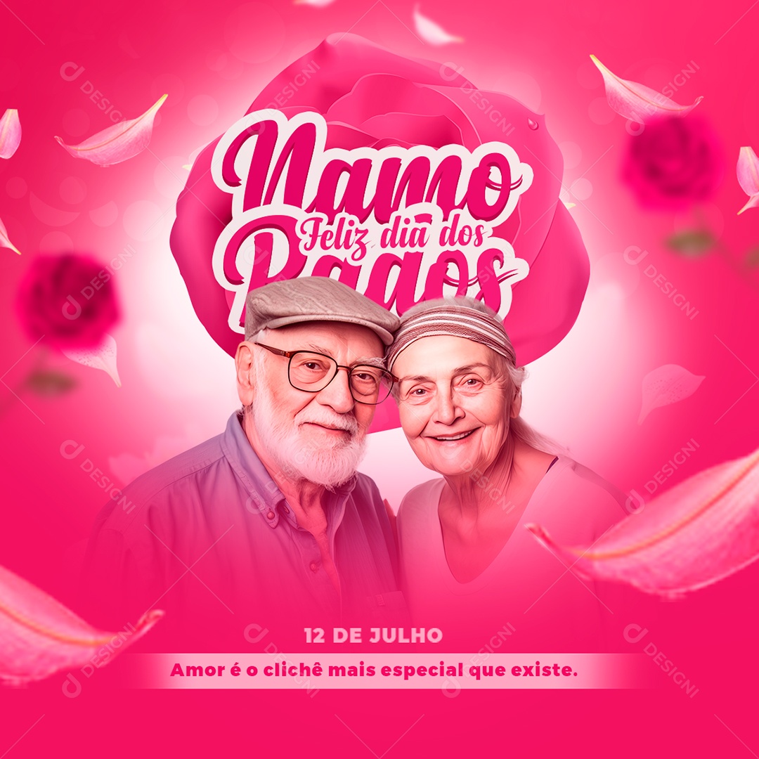 Dia dos Namorados 12 de Junho Social Media PSD Editável
