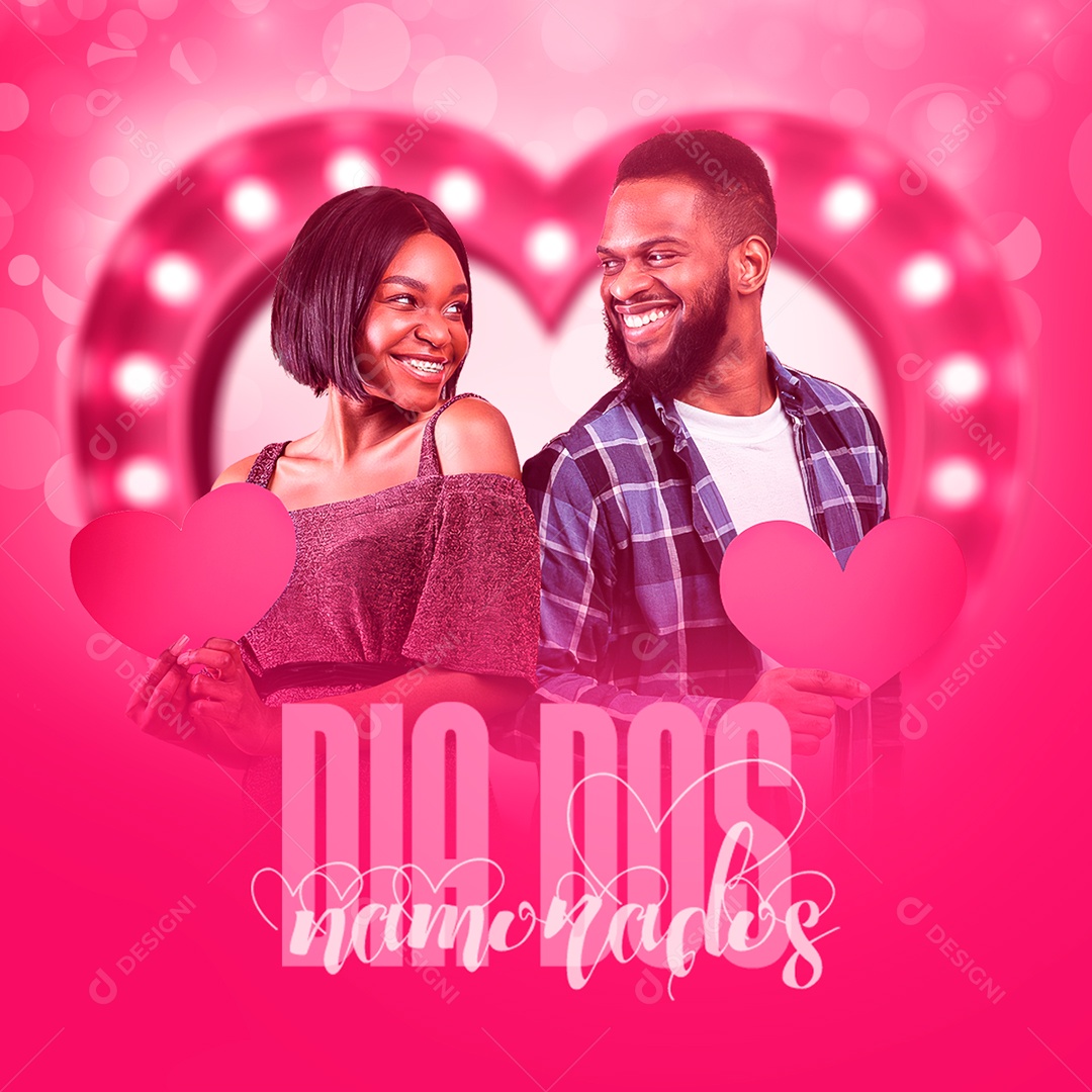 Dia dos Namorados 12 de Junho Social Media PSD Editável