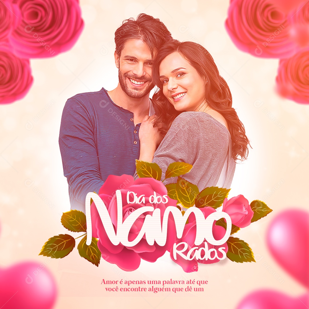Dia dos Namorados 12 de Junho Social Media PSD Editável