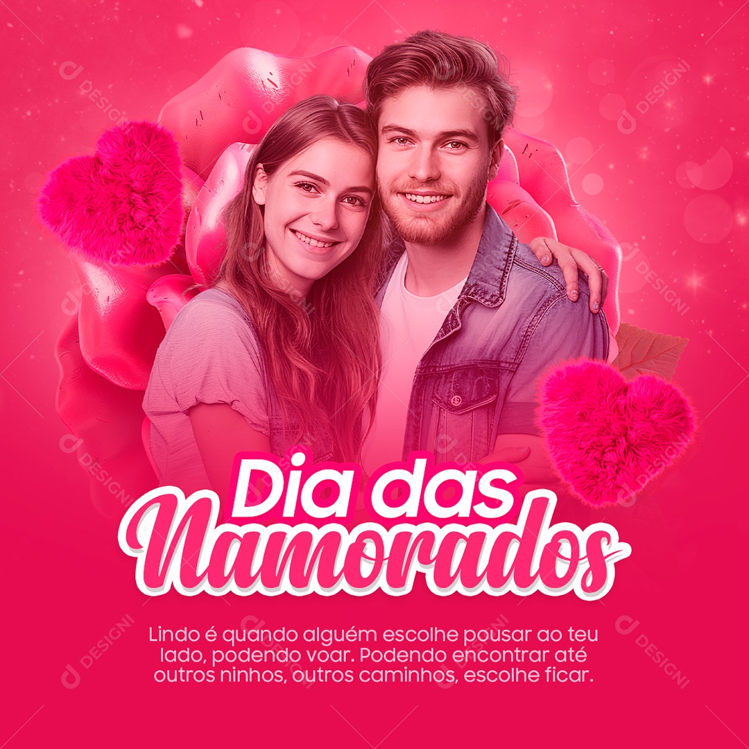 Dia dos Namorados 12 de Junho Social Media PSD Editável