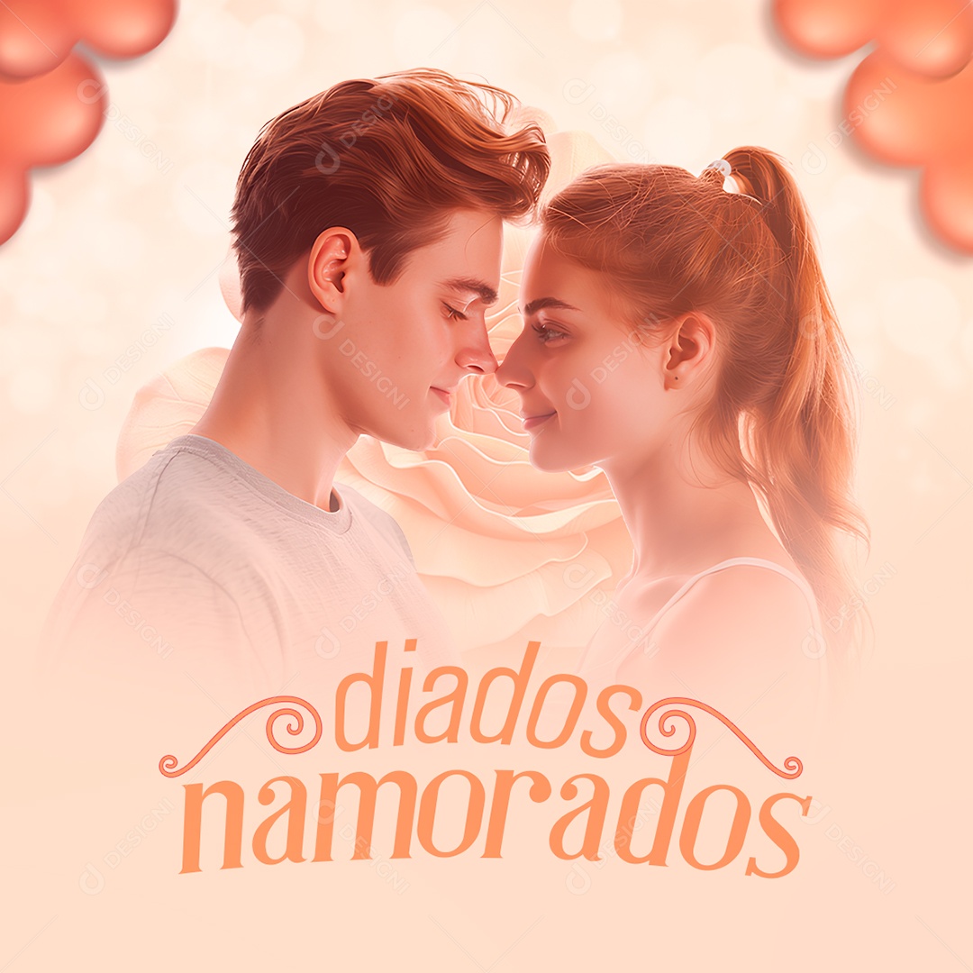 Dia dos Namorados 12 de Junho Social Media PSD Editável
