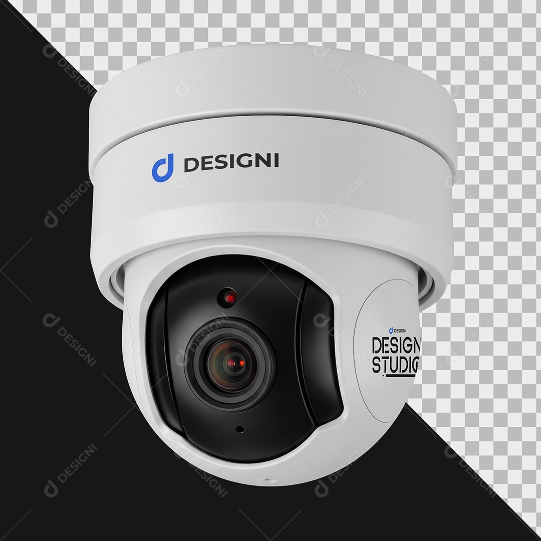 Mockup Câmera de Segurança PSD Editável