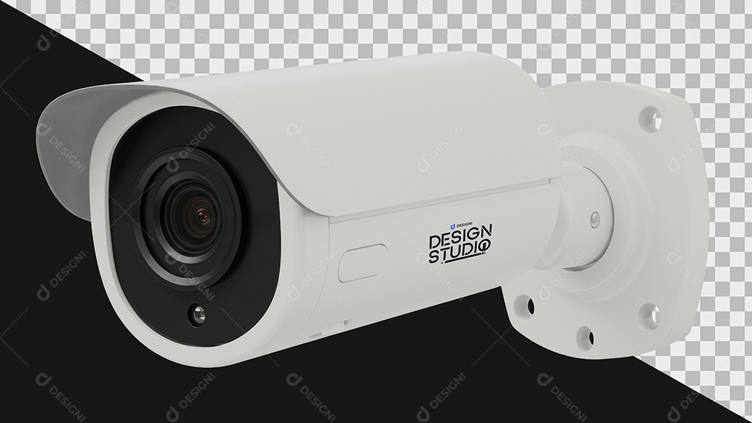 Mockup Câmera de Segurança PSD Editável