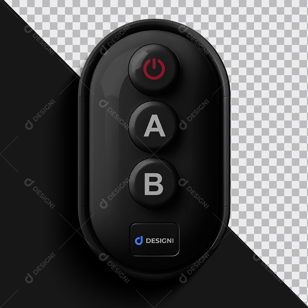 Mockup Controle de Portão Automático PSD Editável