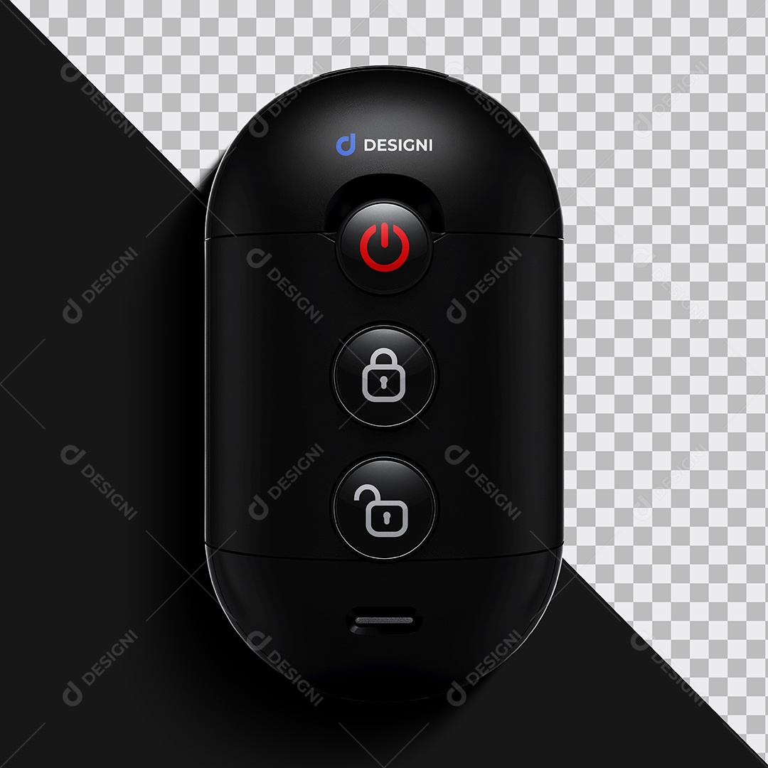 Mockup Controle de Portão Automático PSD Editável