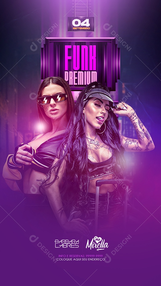 Story Flyer Próximos Shows Social Media PSD Editável