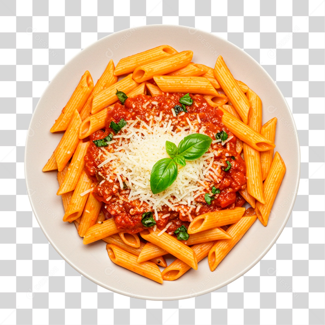 Prato de Macarrão PNG Transparente