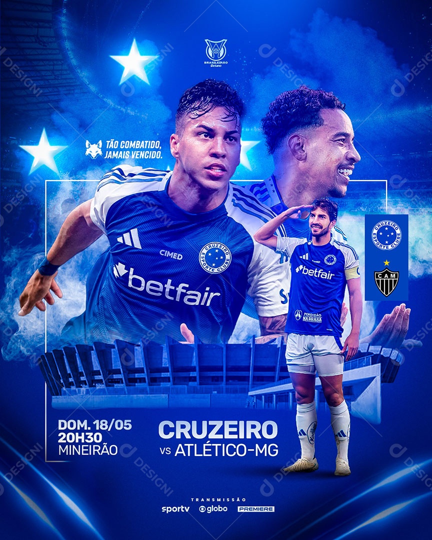 Feed Flyer Jogo De Futebol Social Mídia PSD Editável