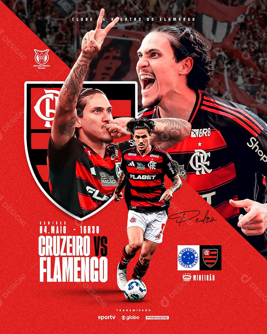 Feed Flyer Jogo De Futebol Social Mídia PSD Editável