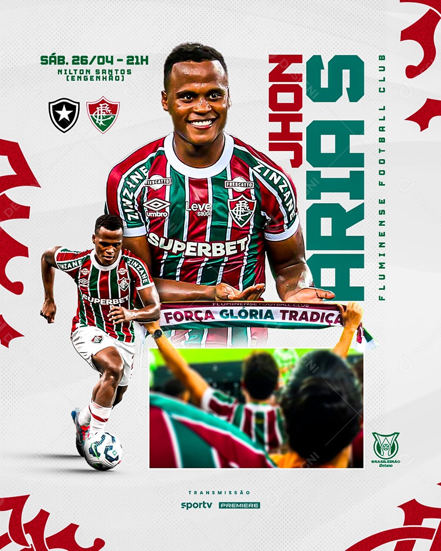 Feed Flyer Jogo De Futebol Social Mídia PSD Editável