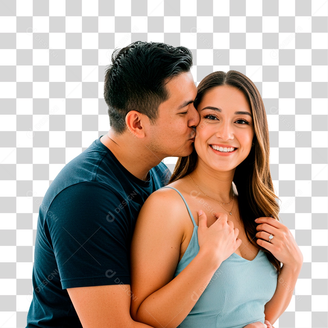 Casal Sorrindo PNG Transparente