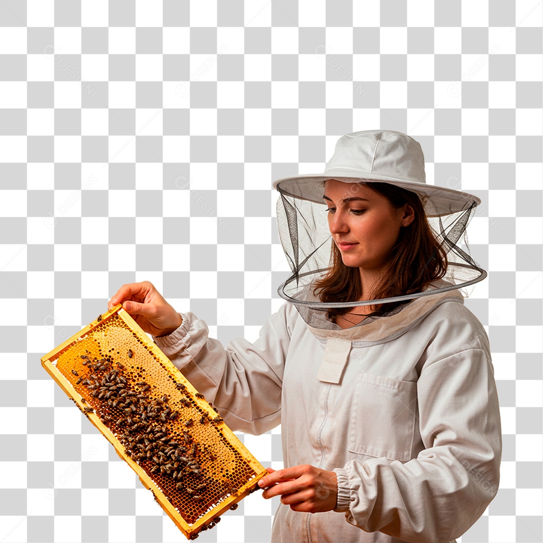 Apicultora PNG Transparente
