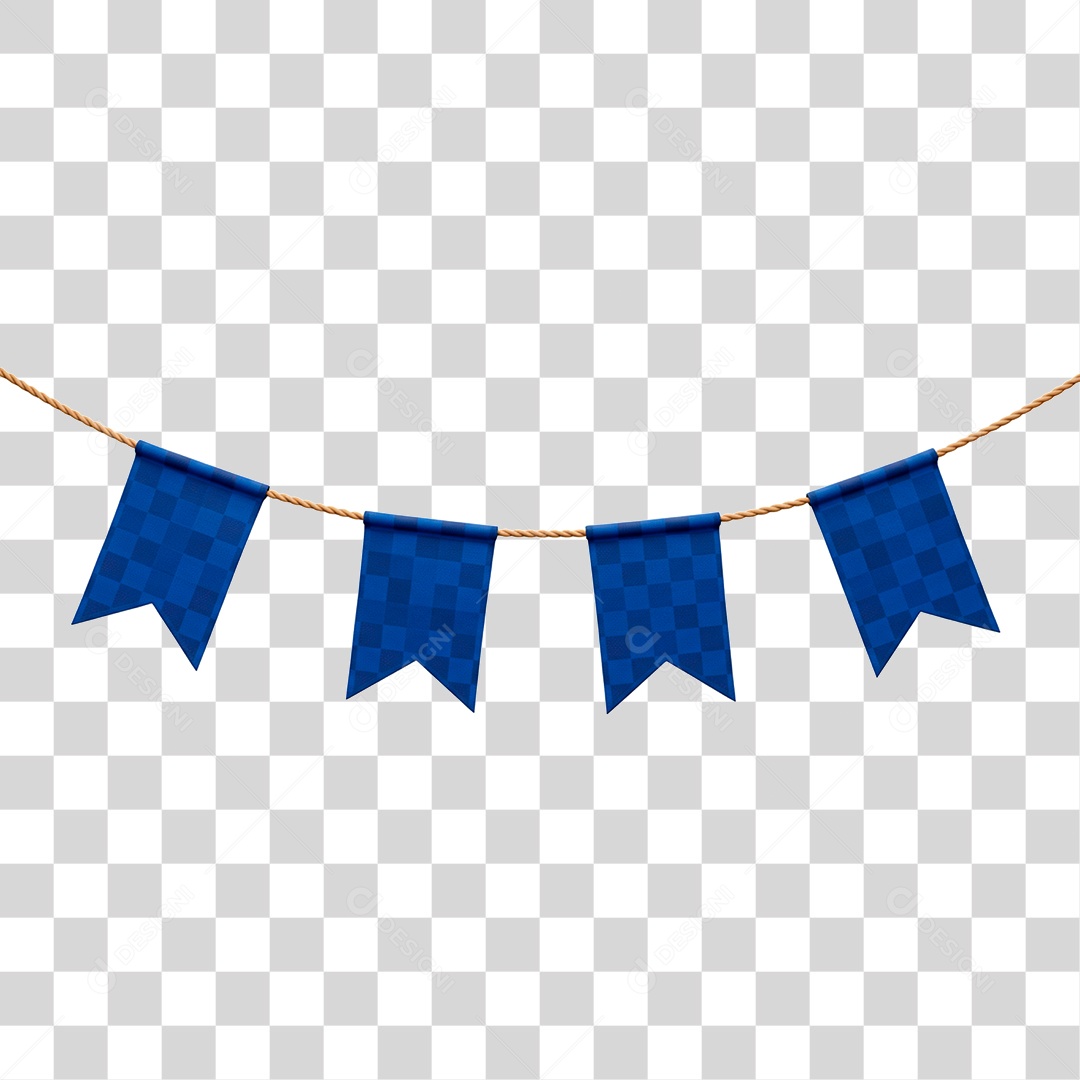 Bandeirinha de Festa Junina PNG Transparente