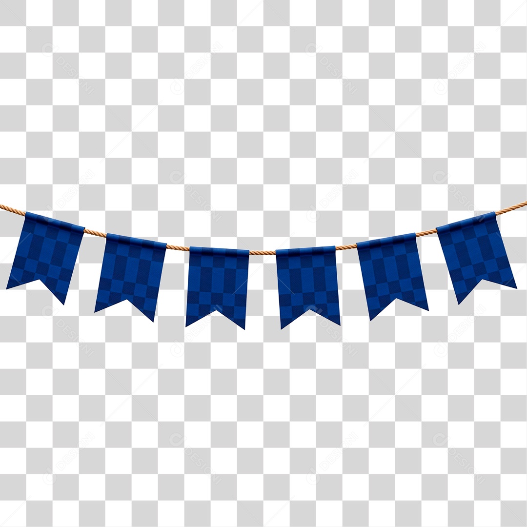 Bandeirinha de Festa Junina PNG Transparente