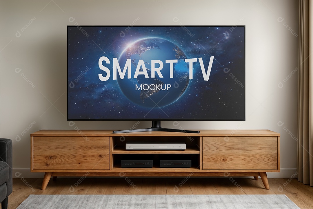 Mockup Televisão Smart PSD Editável