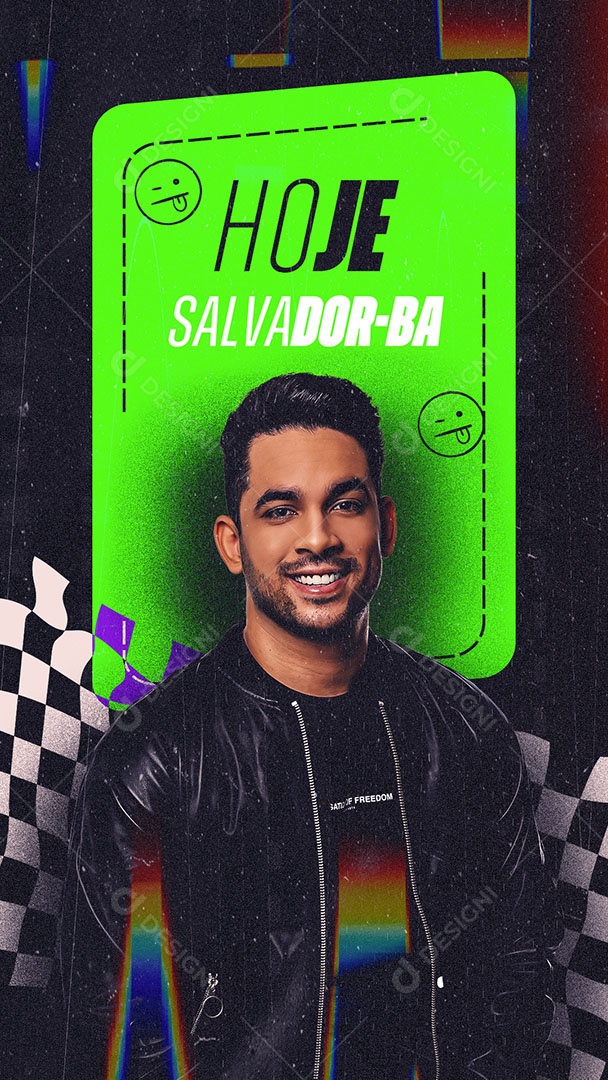 Story Flyer Agenda Hoje Social Media PSD Editável