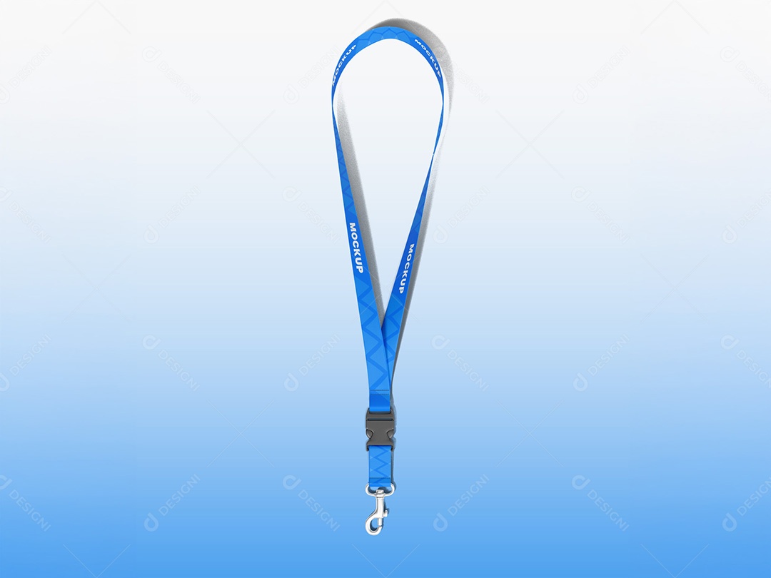 Crachá de Identificação Mockup PSD Editável