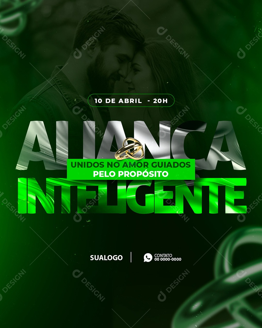 Gospel Aliança Inteligente Social Media PSD Editável