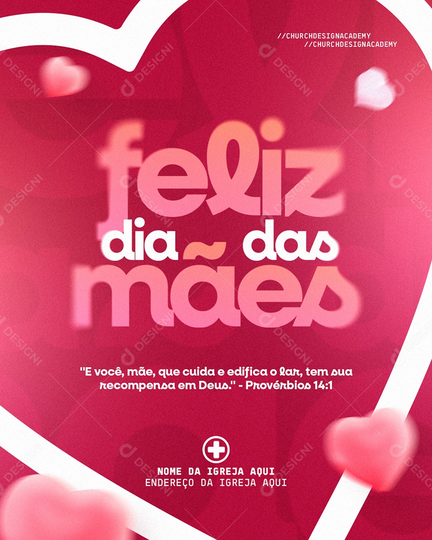 Feliz dia Das Mães Social Media PSD Editável