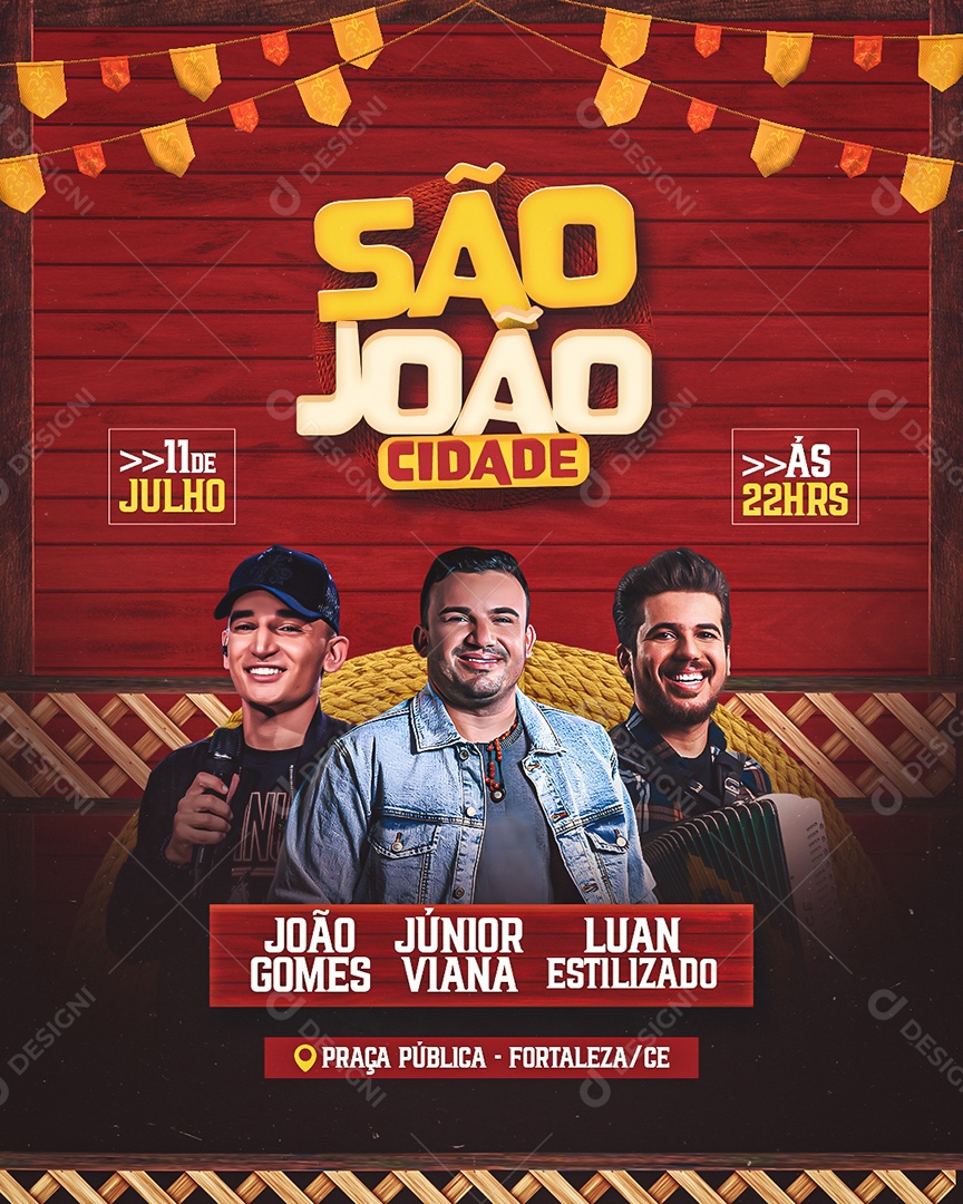 Show São João Social Media PSD Editável
