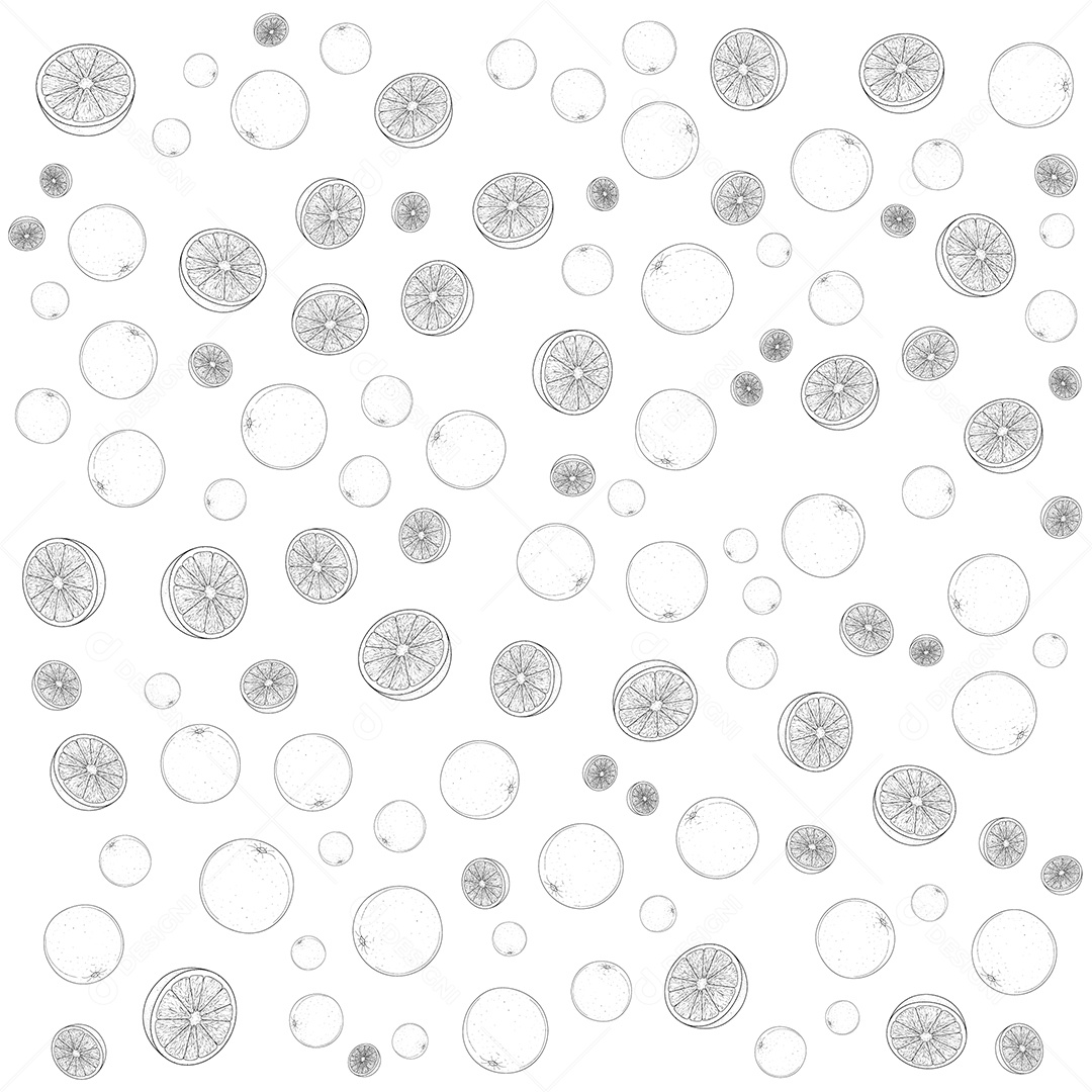 Fundo de Laranjas Ilustração Vetor EPS