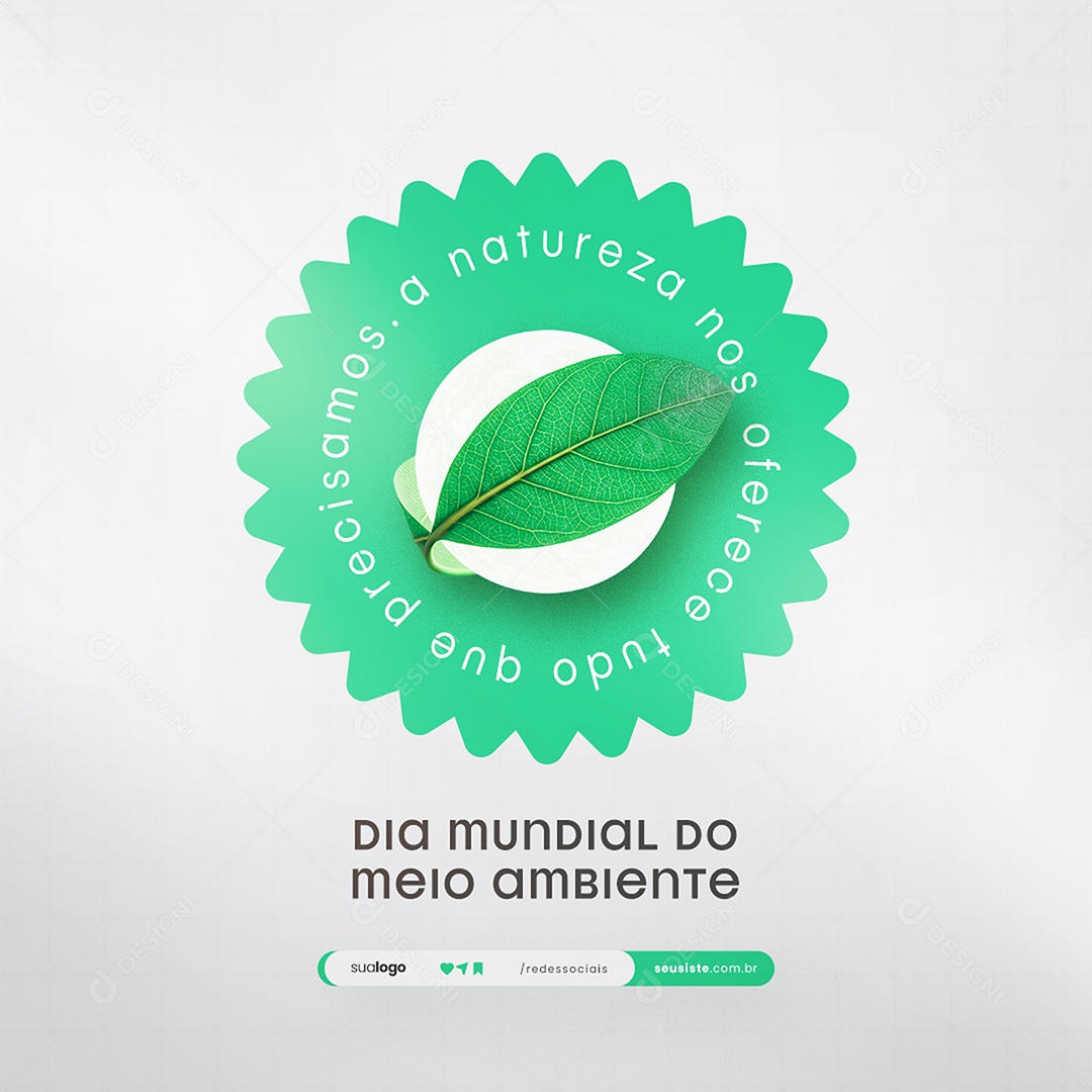 Dia Mundial do Meio Ambiente 05 de Junho Social Media PSD Editável
