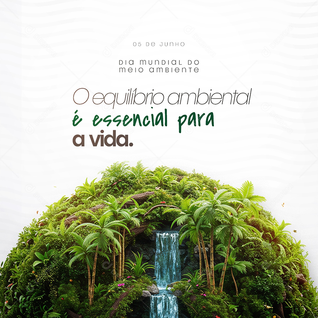 Dia Mundial do Meio Ambiente 05 de Junho Social Media PSD Editável