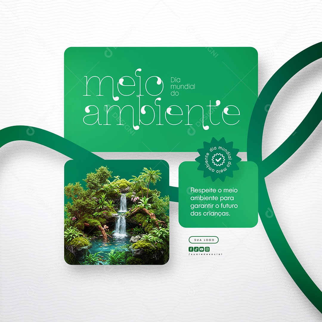 Dia Mundial do Meio Ambiente 05 de Junho Social Media PSD Editável