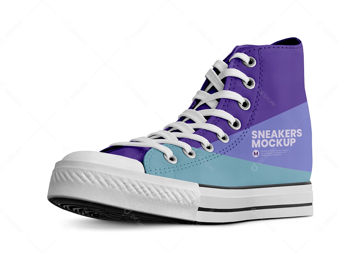 Sapato Colorido PSD Editável Mockup