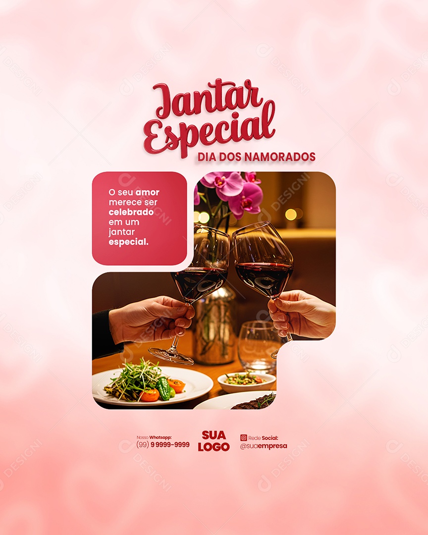 Dia dos Namorados 12 de Junho Social Media PSD Editável