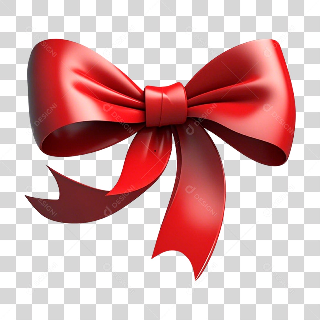 Laço Vermelho PNG Transparente