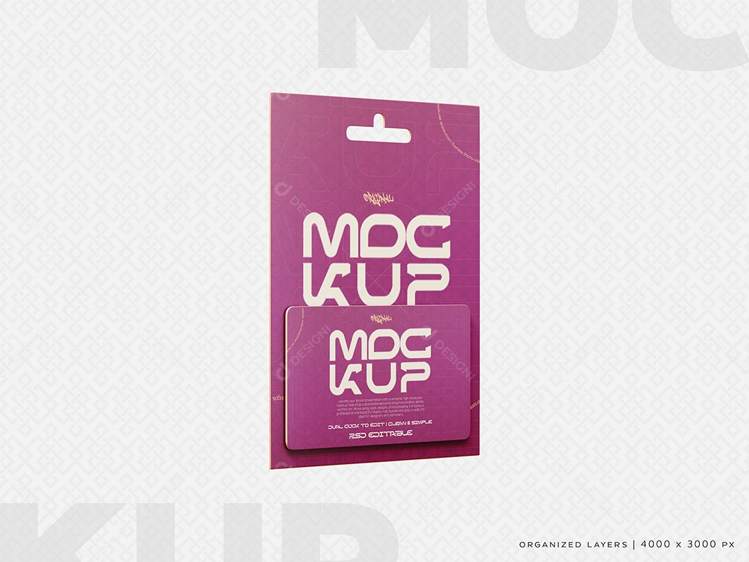 Sacola de Compras Mockup PSD Editável