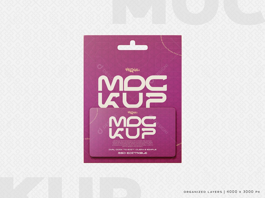 Sacola de Compras Mockup PSD Editável