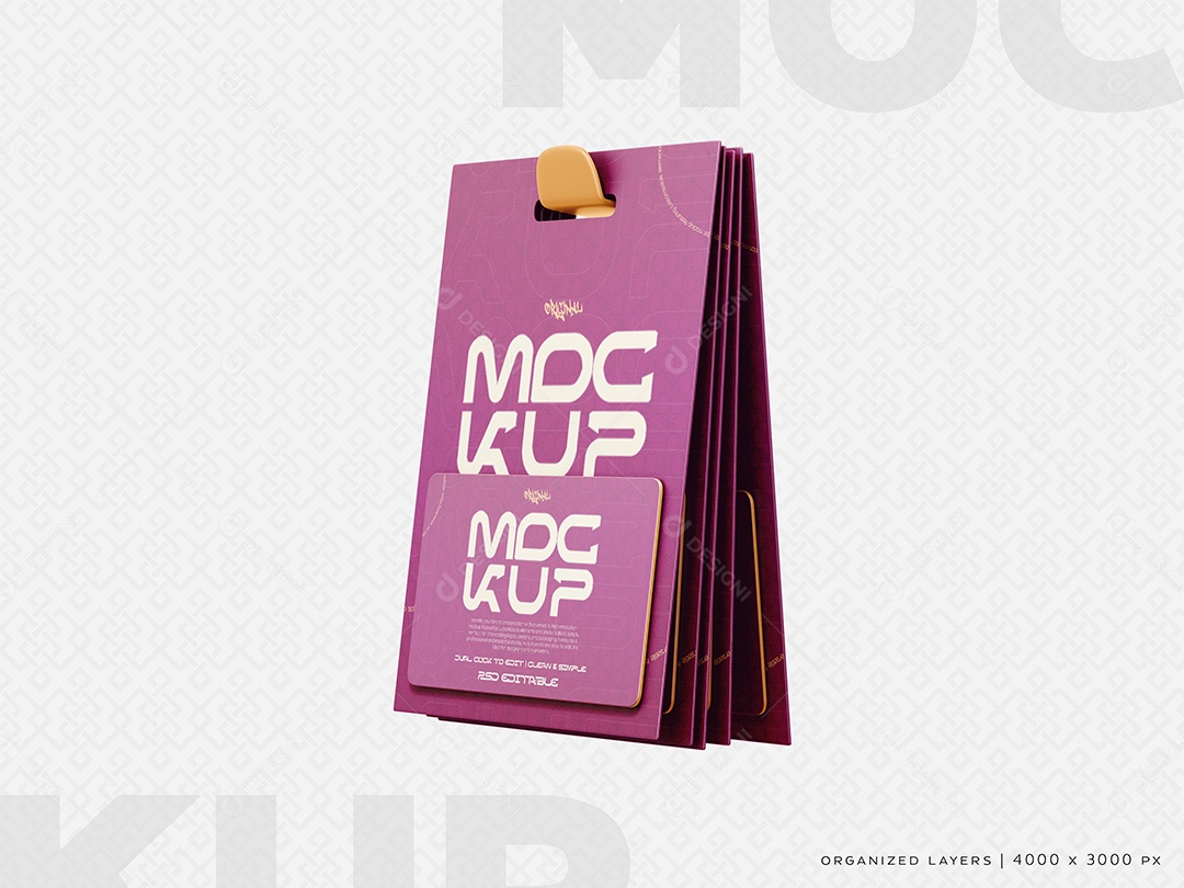 Sacola de Compras Mockup PSD Editável