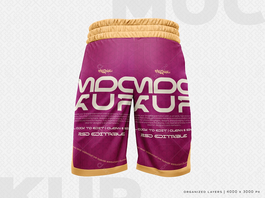 Bermuda Mockup PSD Editável