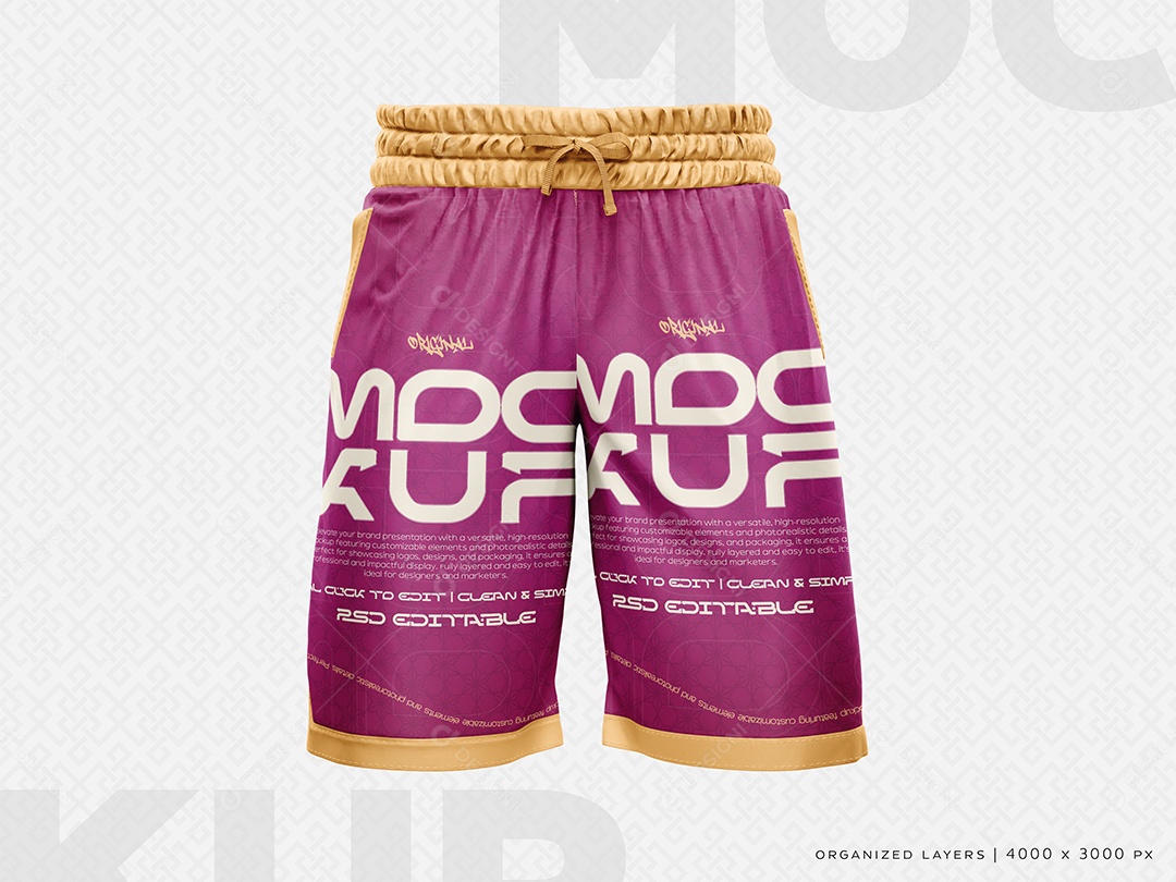 Bermuda Mockup PSD Editável