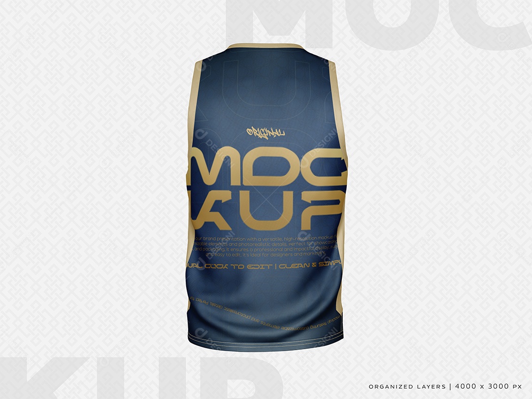 Mockup Camisa de Regatas PSD Editável