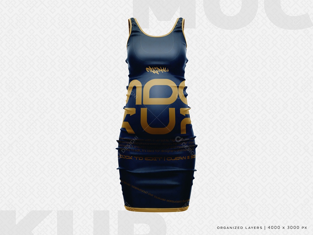 Mockup de Vestido PSD Editável