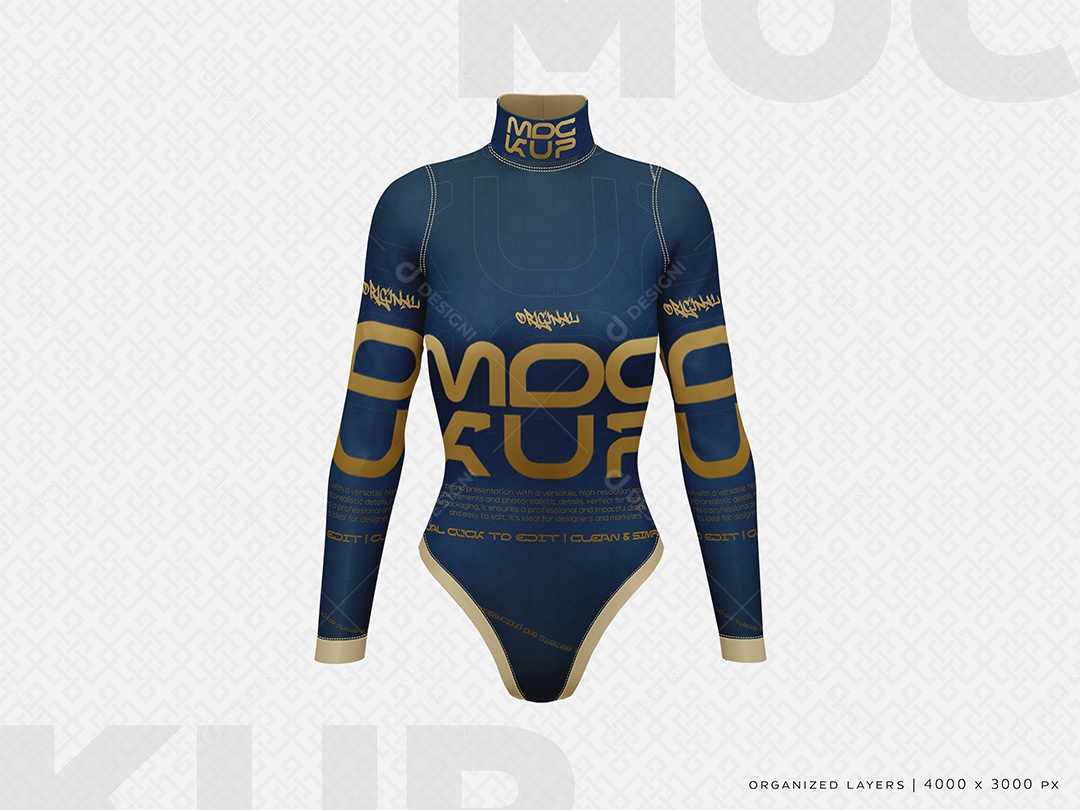 Mockup de Bory Feminino PSD Editável