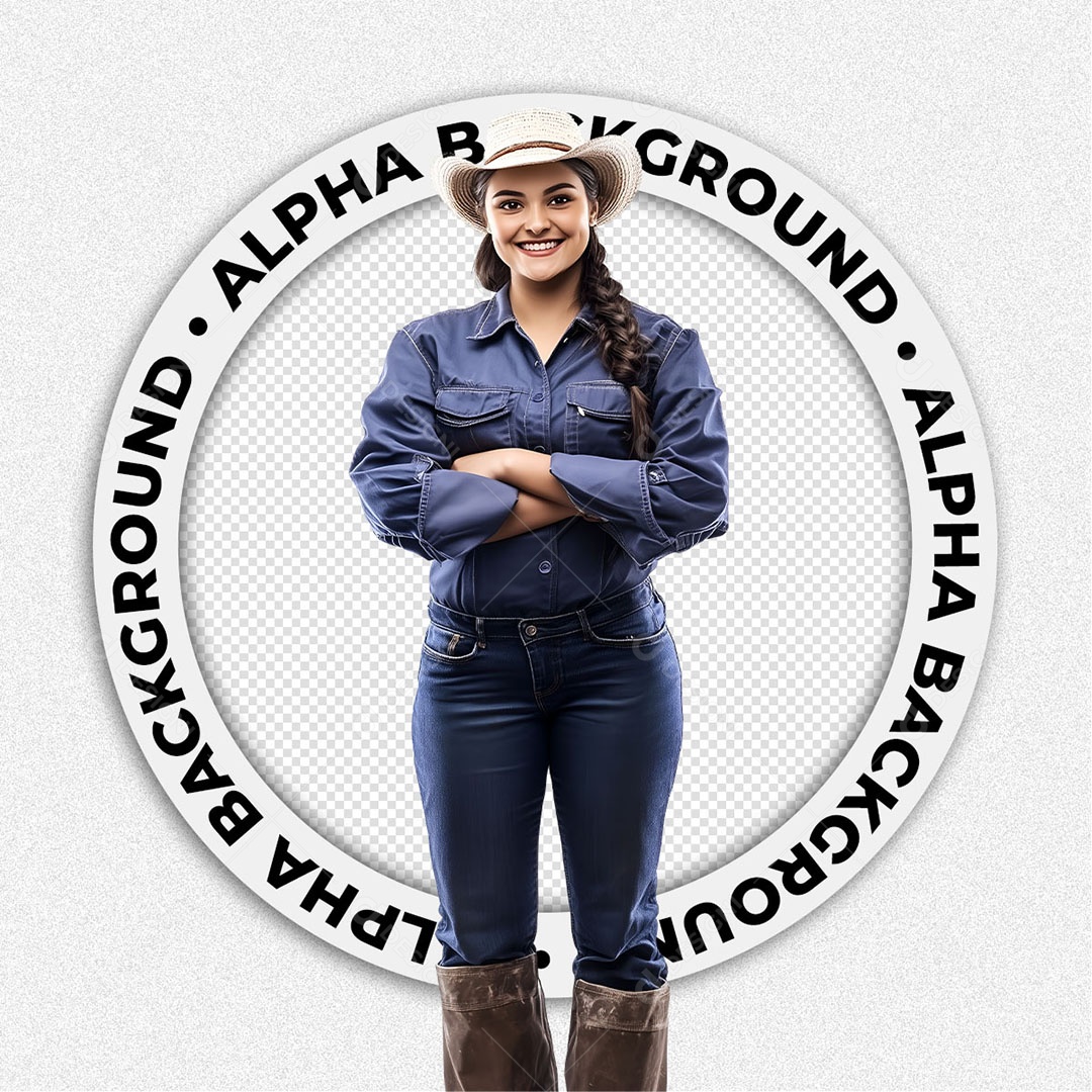 Personagem 3D Mulher Para Composição PSD