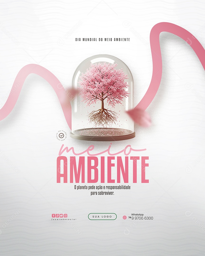 Dia Mundial do Meio Ambiente 05 de Junho Social Media PSD Editável