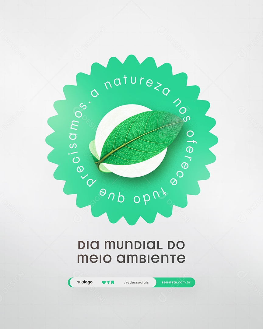 Dia Mundial do Meio Ambiente 05 de Junho Social Media PSD Editável