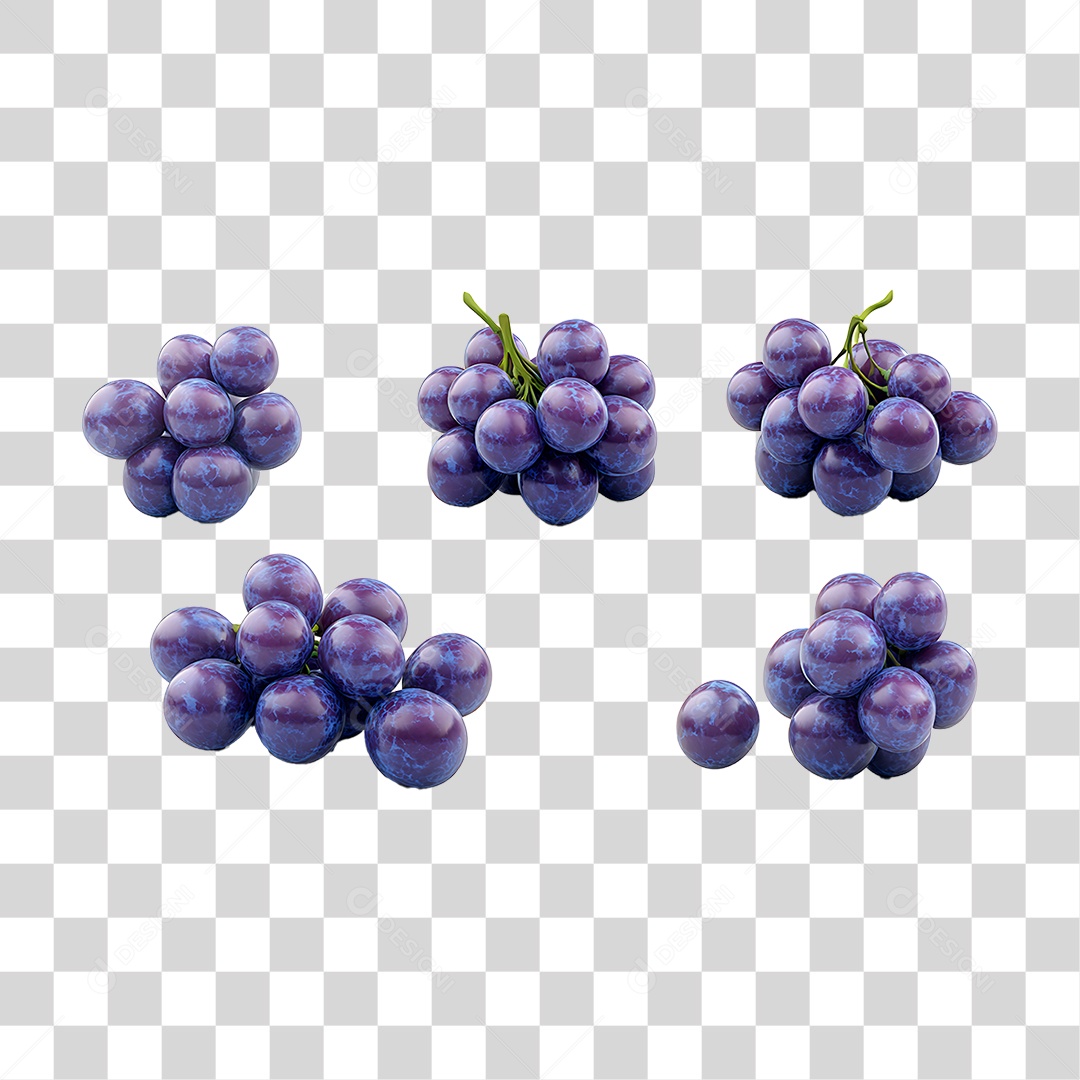 Cachos de Uva PNG Transparente