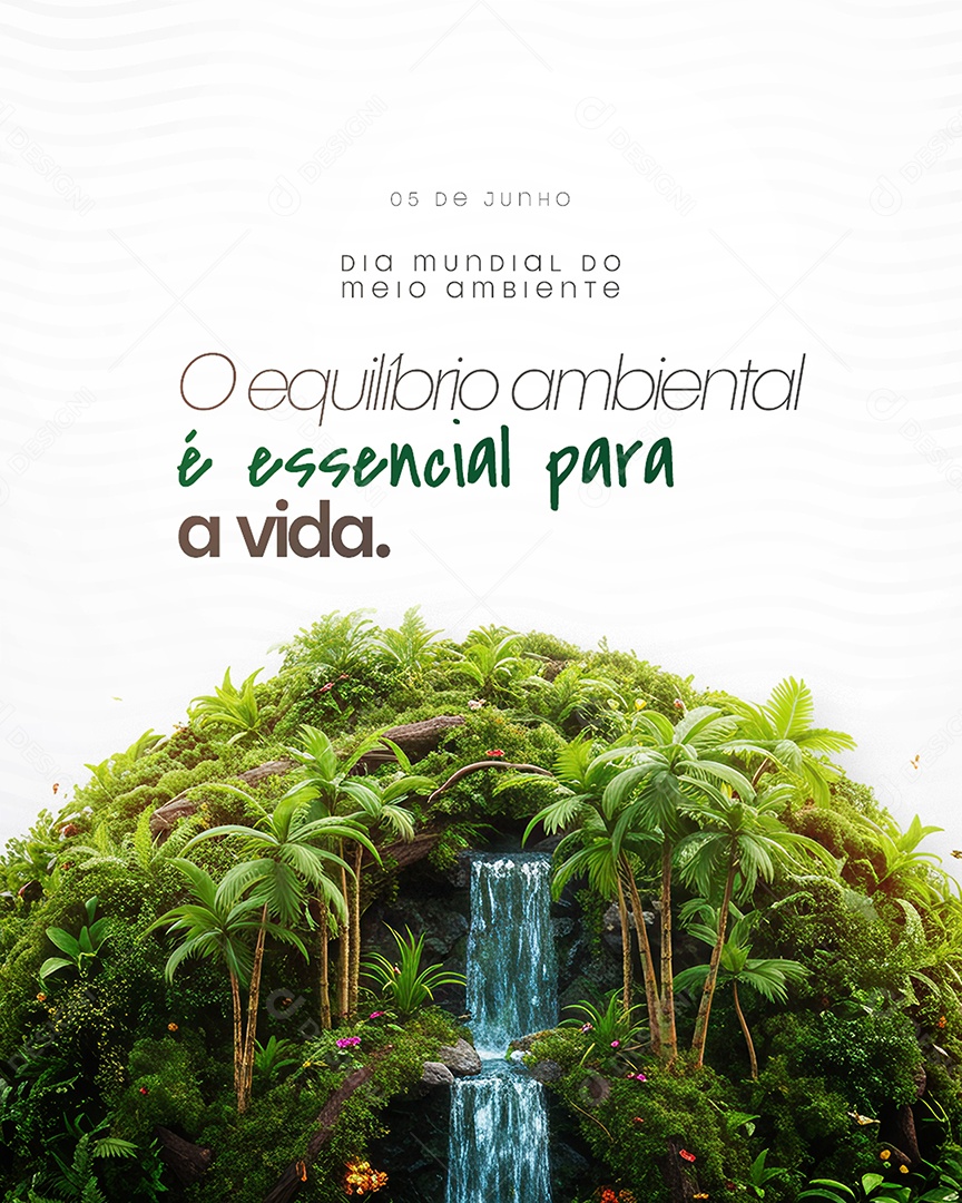 Dia Mundial do Meio Ambiente 05 de Junho Social Media PSD Editável
