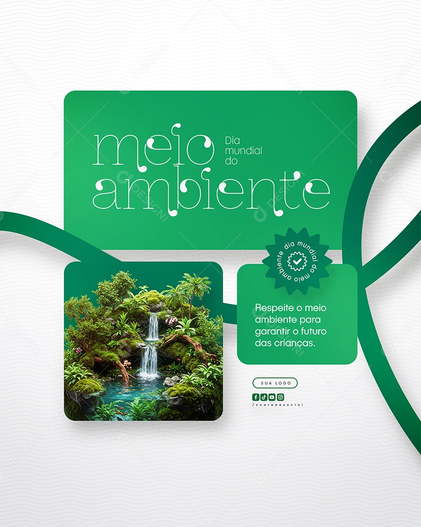 Dia Mundial do Meio Ambiente 05 de Junho Social Media PSD Editável