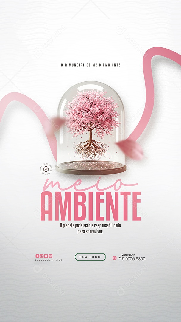 Story Dia Mundial do Meio Ambiente 05 de Junho Social Media PSD Editável