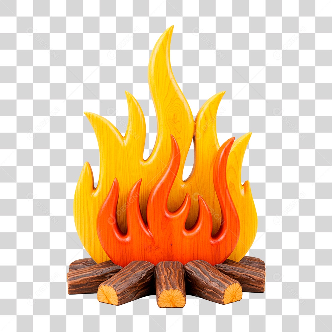 Fogueira de Enfeite PNG Transparente